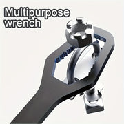 Self-Tightening Wrench Chrome Vanadium Steel 3-17mm for Cars Bikes Repairs