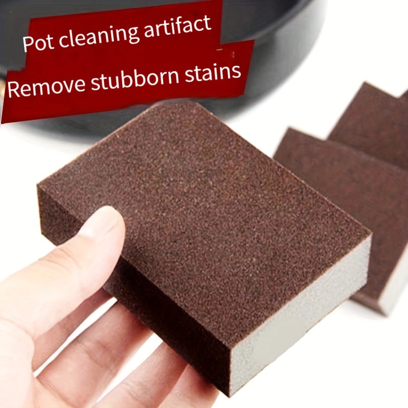 3/6/9 Pieces Pot Cleaning Sponges Descaling Scrubbing Pads for Kitchen
