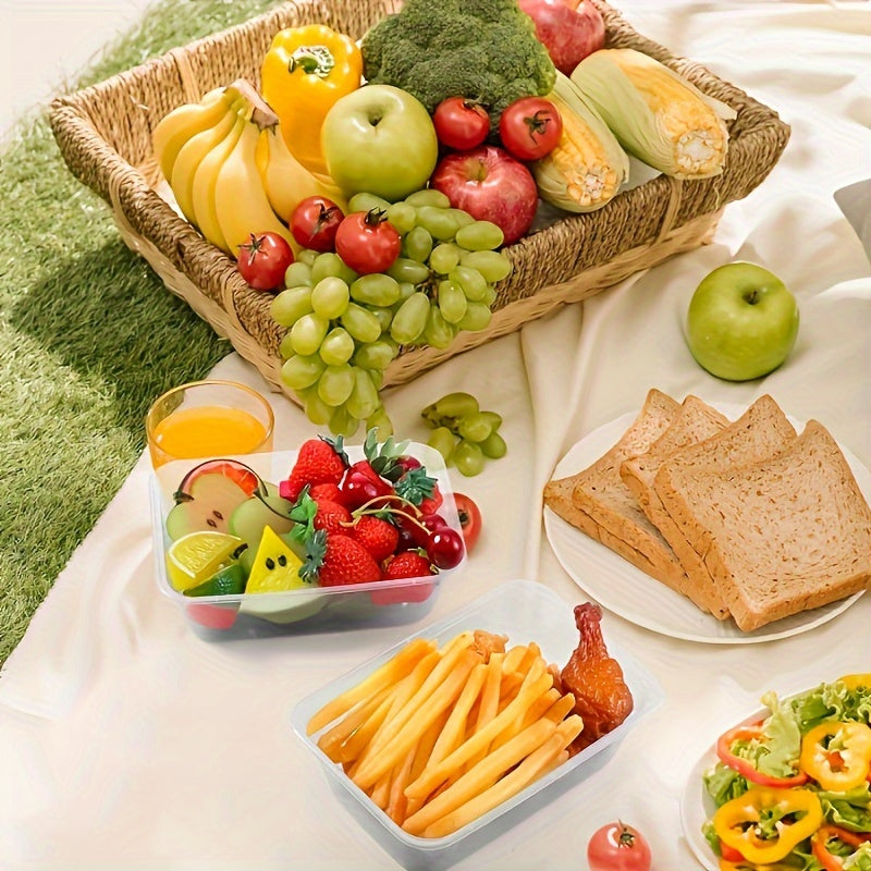 Set of 10 22oz BPA-Free Plastic Food Containers with Leak-Proof Lids