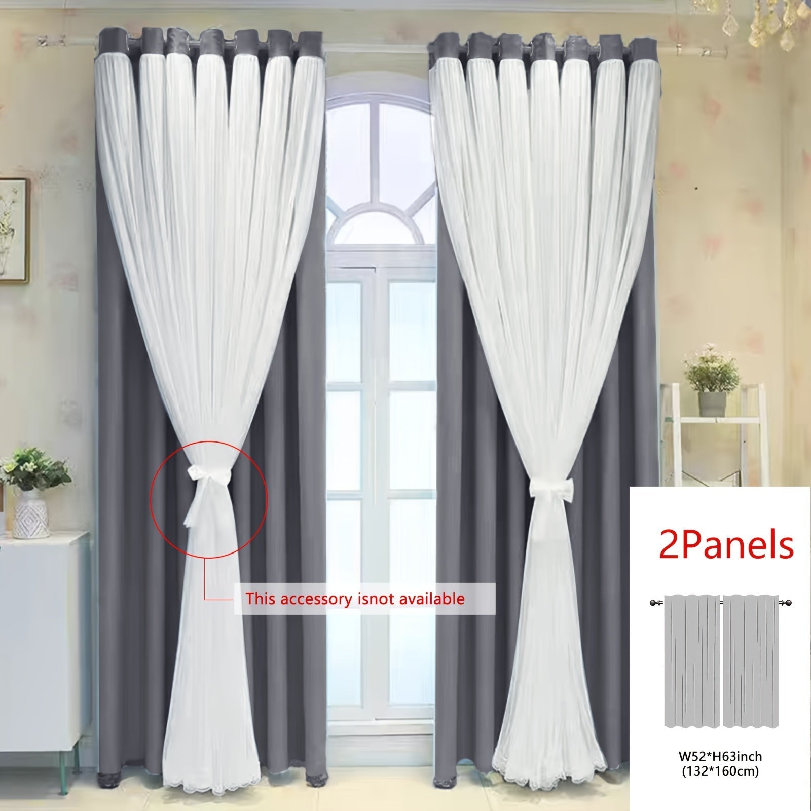 Blackout Curtains Single Panel Black Fabric Modern Simple Noise Reduction for Living Room Bedroom