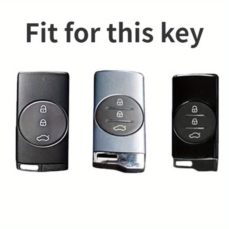 Remote Car Key Cover Case TPU for Compatible Models Black Protective Shell