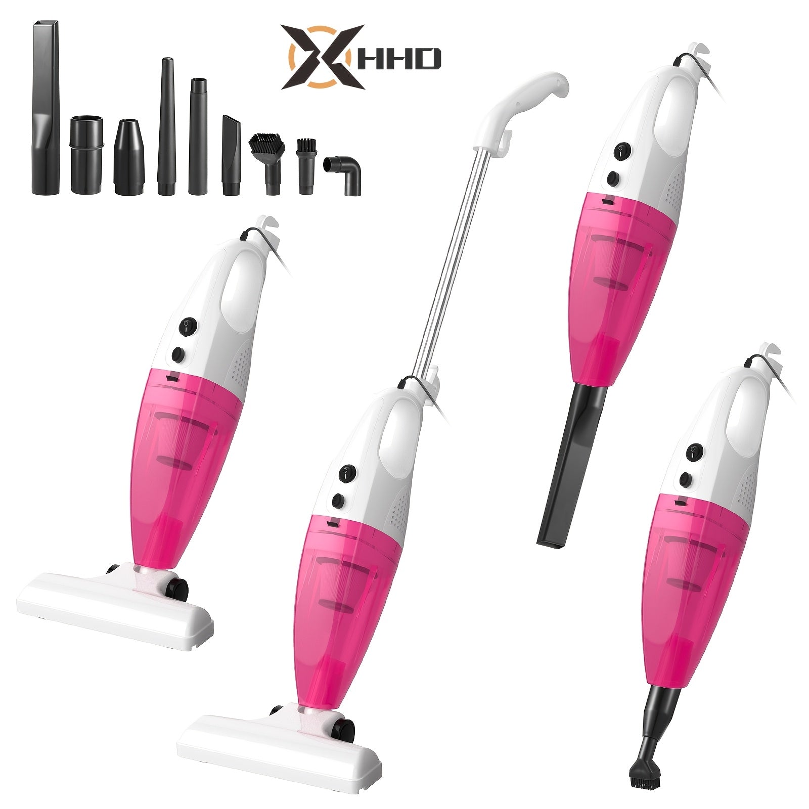 Yuviladigan HEPA filtri va kuchli so'rish quvvati bilan ipli pol vakuum tozalagich; uy, yotoqxona, yog'och pol va uy hayvonlari sochlari uchun mos.