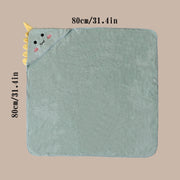 Cartoon Bath Towel and Robe Set for Kids Ultra-Fine Fiber Super Absorbent Easy Drying