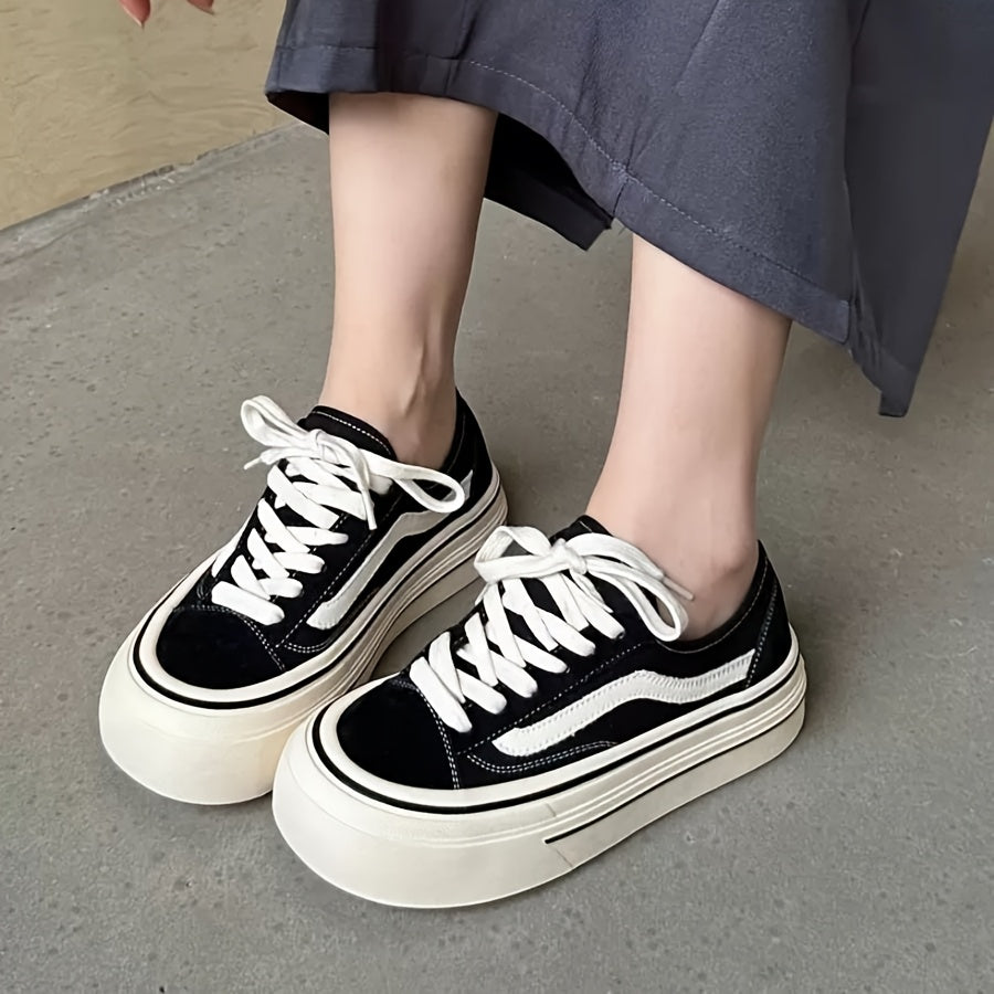 Women's Casual Canvas Sneakers Soft-Sole Breathable Comfortable Walking Shoes