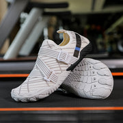 Breathable Knit Slip-On Sneakers for Men and Women Non-Slip Rubber Sole All-Season Fitness Shoes