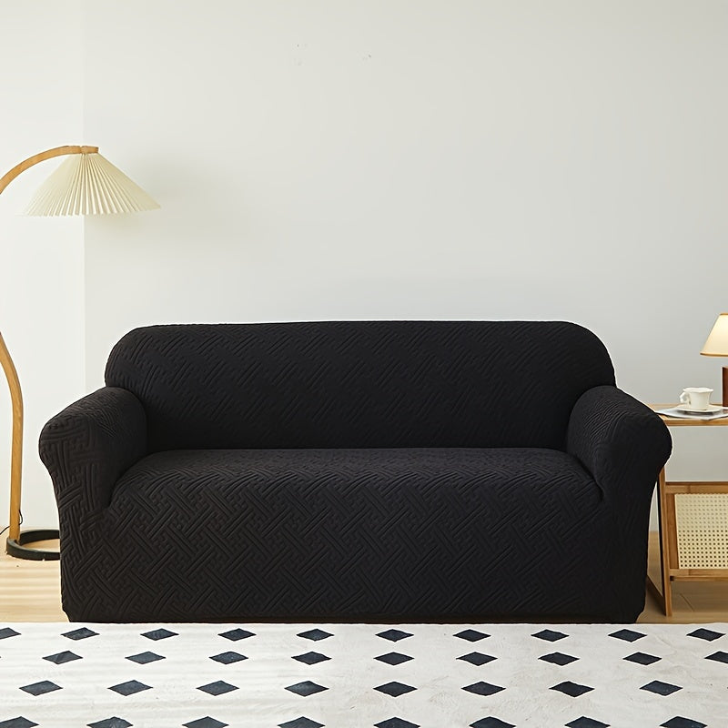 Универсальный чехол для дивана защищает мебель в любой комнате.