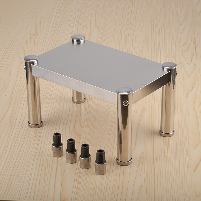 Stainless Steel Kitchen Storage Rack Single Tier Desktop Organizer Countertop Shelf