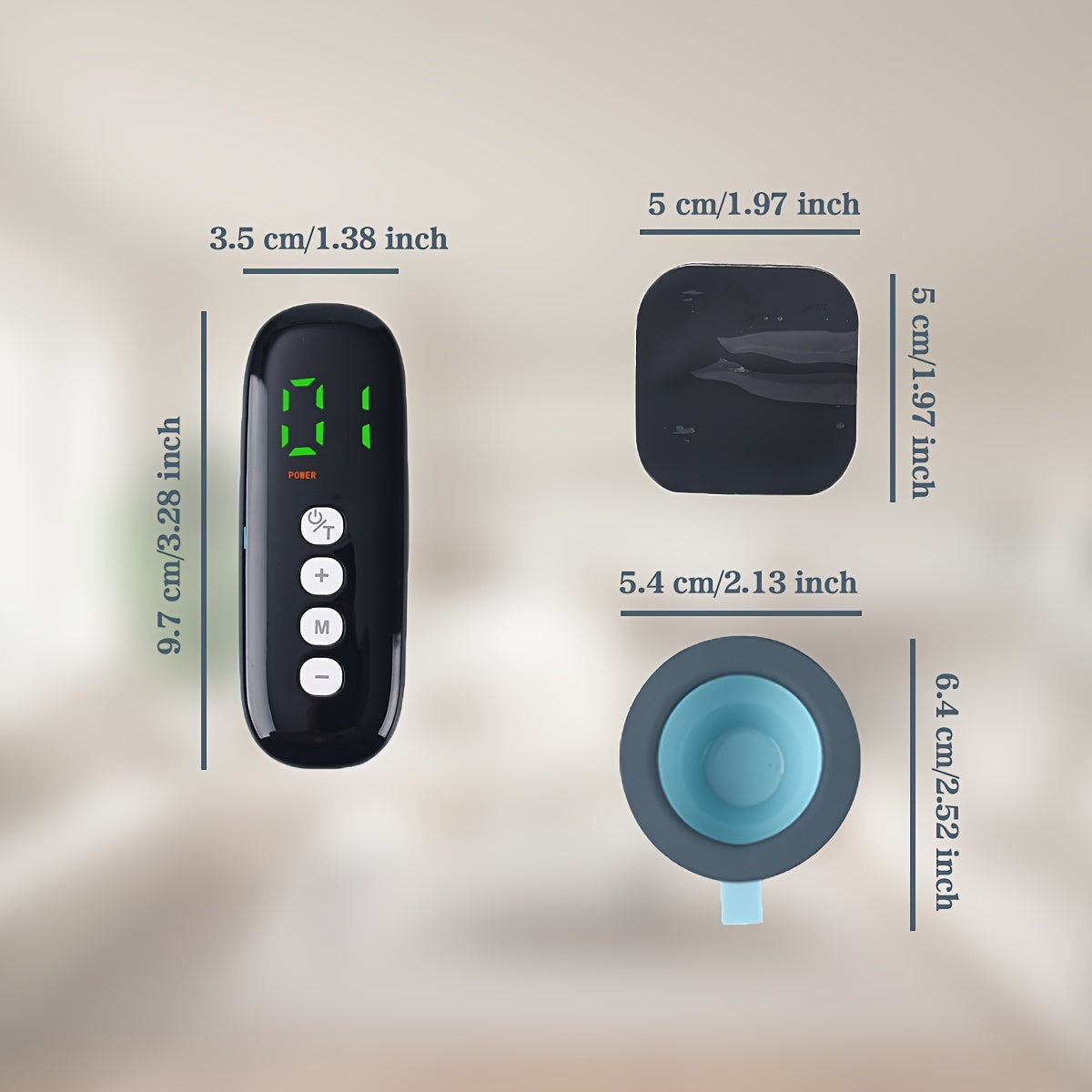 10 rejim va 39 kuch darajasi bilan vakuumli chashka va yamoq massajeri, ikki vakuumli chashka va ikki yamoq bilan. Bir vaqtning o'zida ishlashi uchun Light Beige talab etiladi. Uyda foydalanish va sovg'a berish uchun ajoyib.