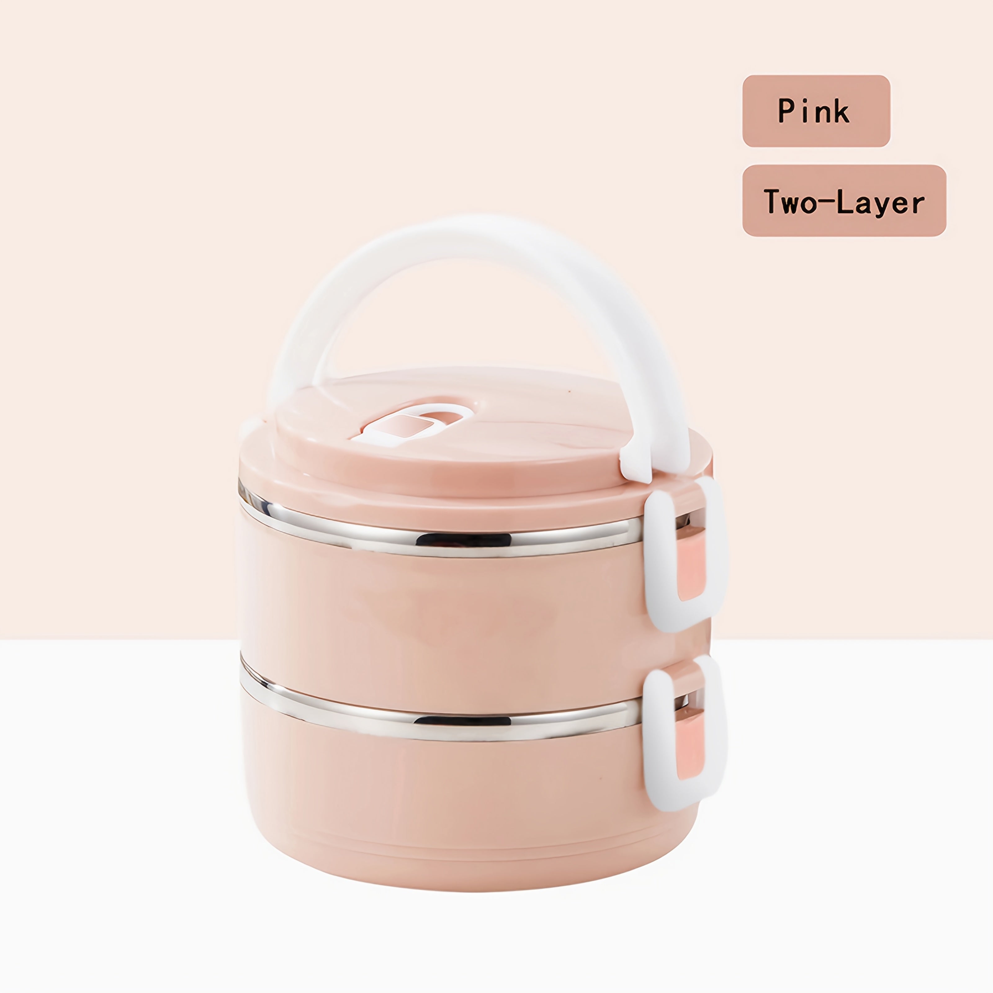 Stainless Steel Leakproof Insulated Lunch Box with 2-4 Tiers