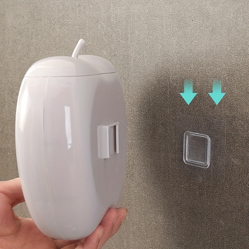 Kitchen Cling Film Dispenser with Cutter and Apple Shape for Foil and Wax Paper