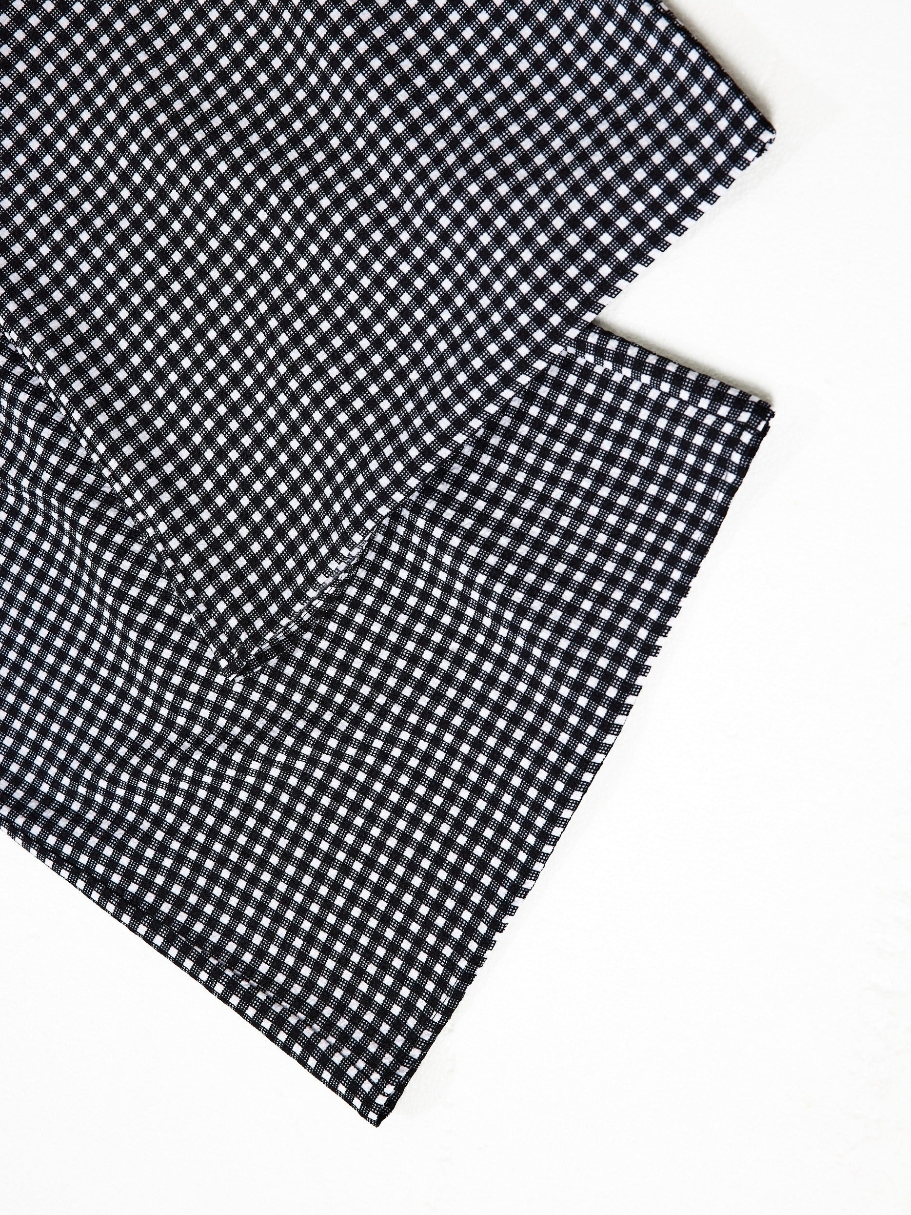 Kichik chiziqli keng oyoq shimlar, tortishqich bel bilan, bahor va yoz uchun mukammal.