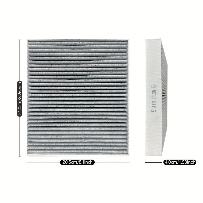 Kabina havo filtri faol uglerod polen changi PM2.5 hidi yo‘qotuvchi