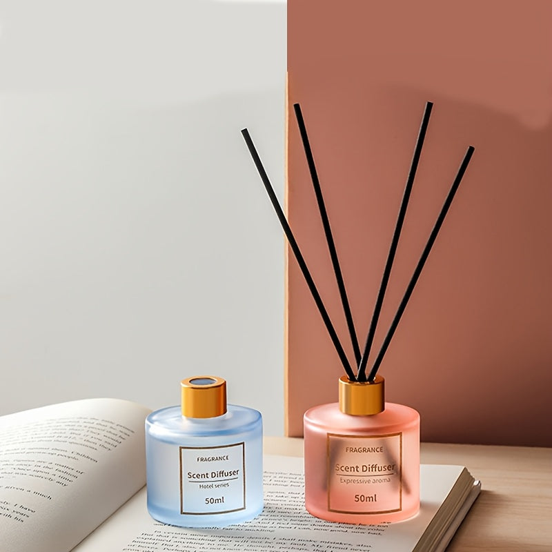 50ml Natural Plant Extract Flameless Reed Diffuser Long-Lasting Fragrance for Home Office