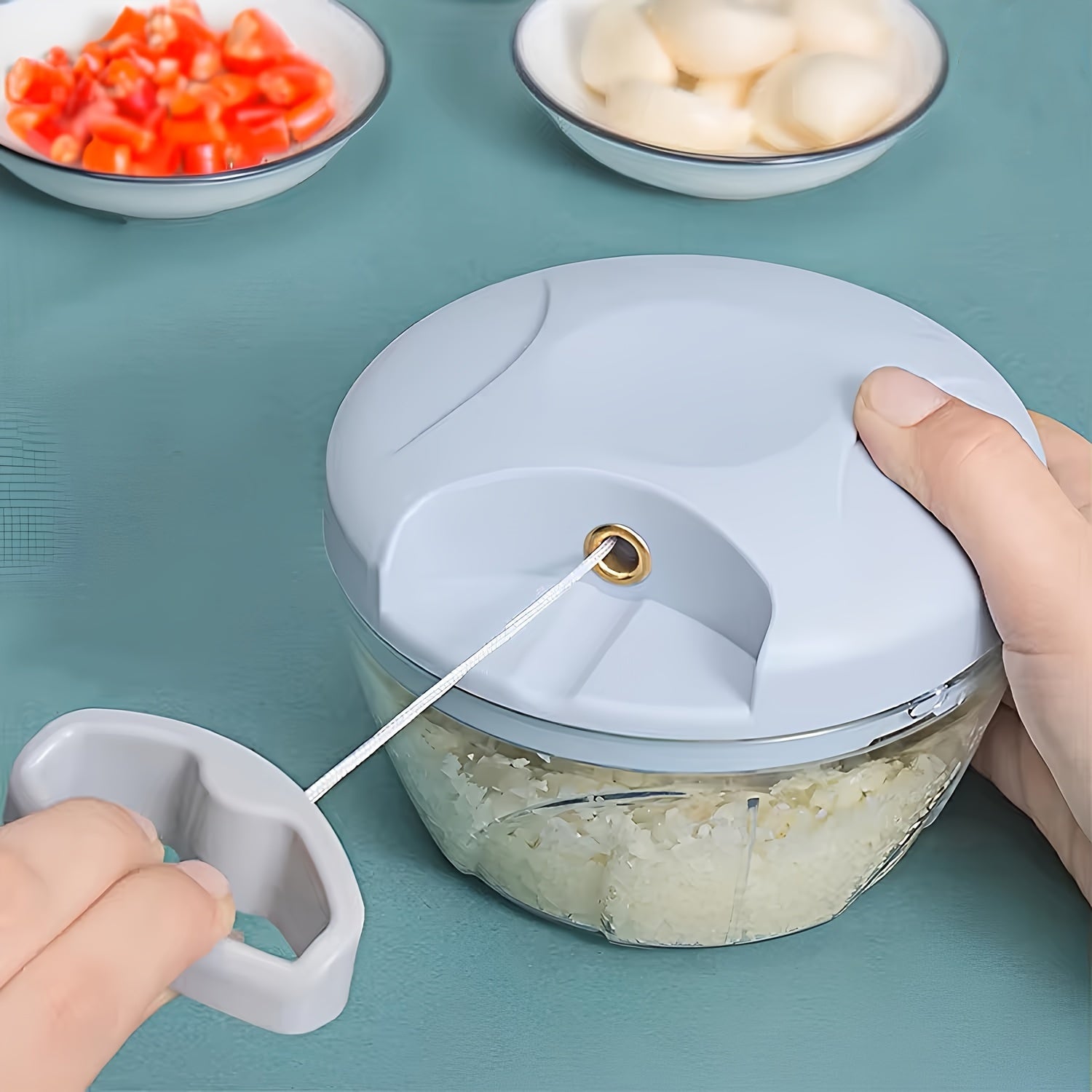 Vegetable Food Chopper Manual Hand Food Shredder for Vegetables Meat Onion