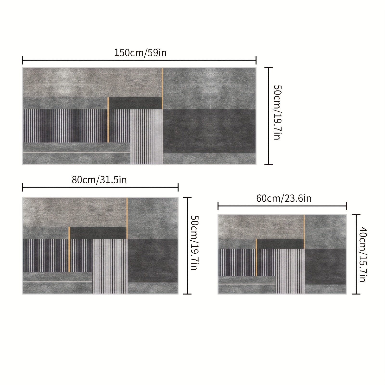 Alfombra de cocina antideslizante, impermeable, resistente al aceite, lavable a máquina, de poliéster
