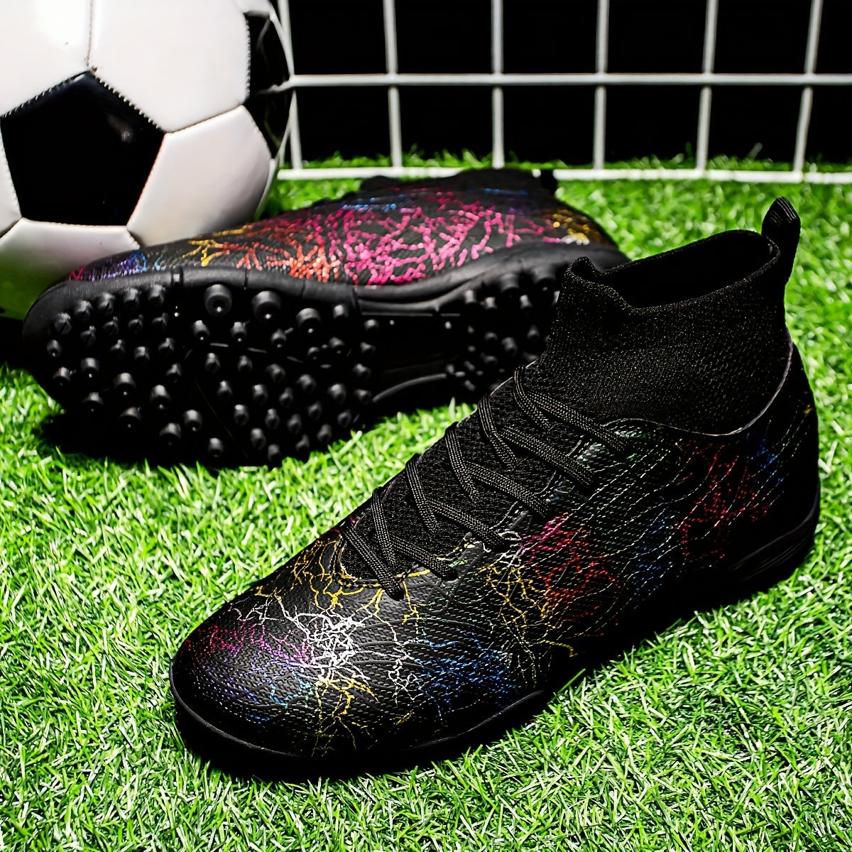 Men's Turf Soccer Cleats Rubber Sole Fabric Inner Artificial Grass Field
