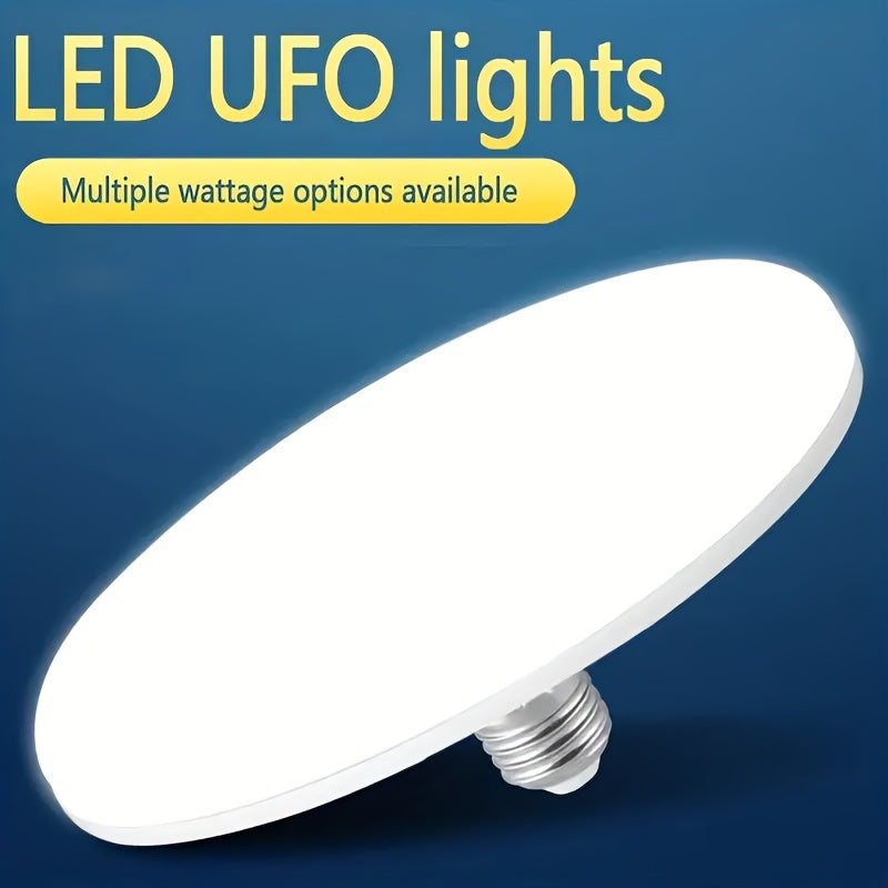 High Power LED UFO Ceiling Light Bulb E27 Emergency Lighting Shock-Resistant