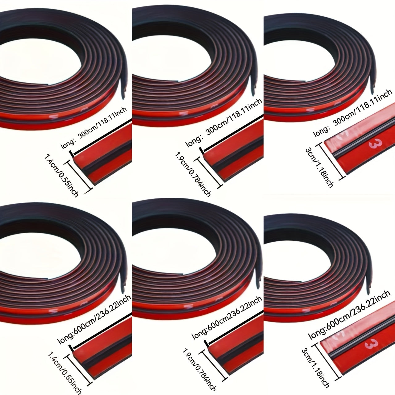 Universal Rubber T-Type Car Sunroof and Windshield Seal Strip Waterproof Dustproof Noise Reduction