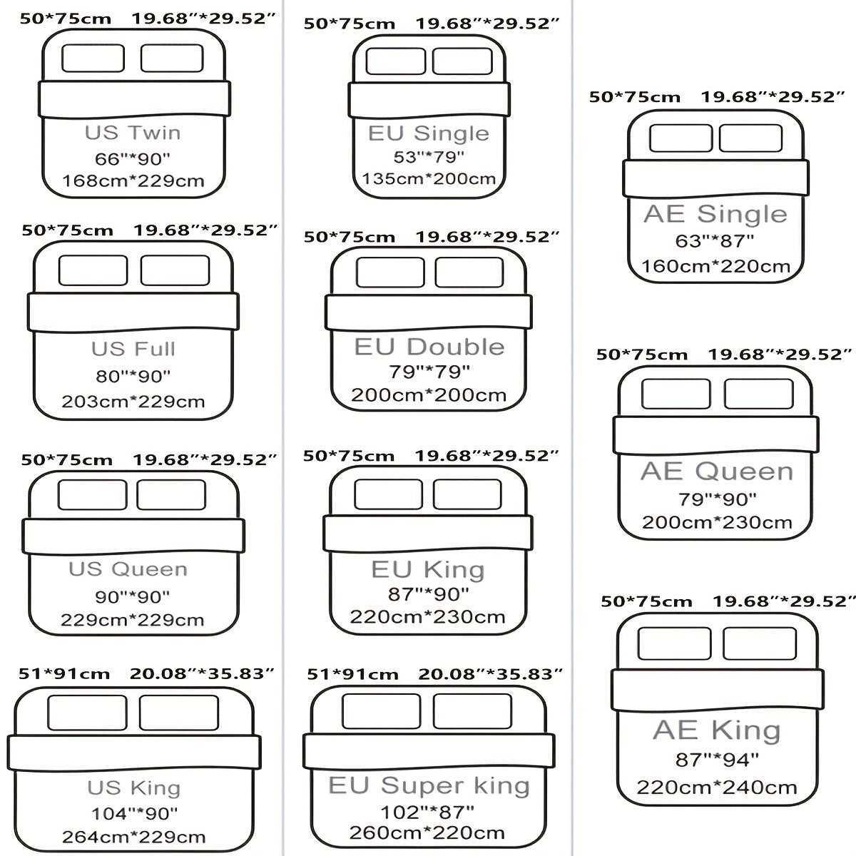 Плюшевая наволочка для одеяла: Уютный однотонный комплект постельного белья для осени и зимы, мягкий и теплый для спальни или гостевой комнаты. Включает 1 наволочку для одеяла + 2 наволочки (основа не включена).