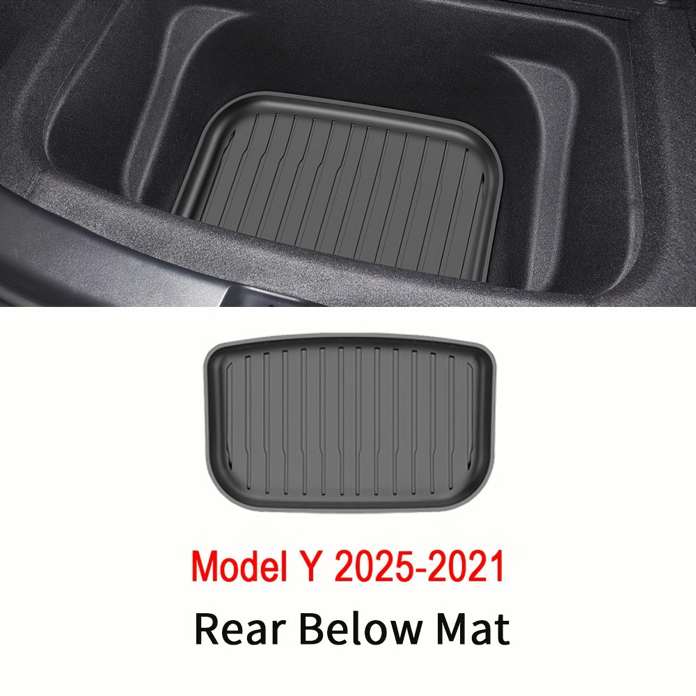 Waterproof TPE Cargo Trunk Mats for Tesla Model Y and Model 3 Highland