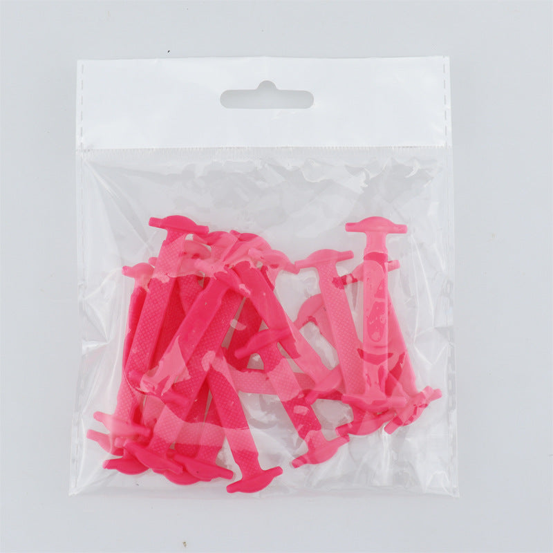 Unisex Silicone Elastic No Tie Shoelaces Buckle Free Creative Elastic Laces