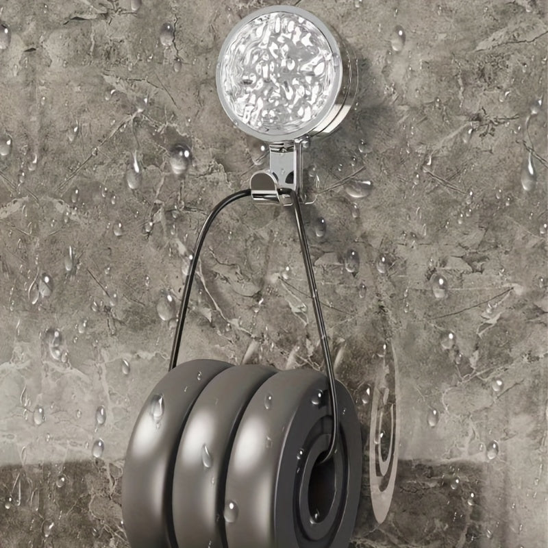 Glacier Pattern Wall Hook Set Seamless Non-perforated Bathroom Door Hanging