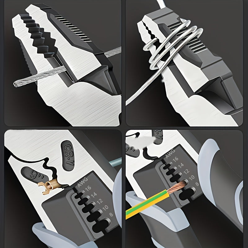 9-Inch Heavy-Duty CR-V Steel Wire Cutter Pliers for Cutting Wire Metal Pipe