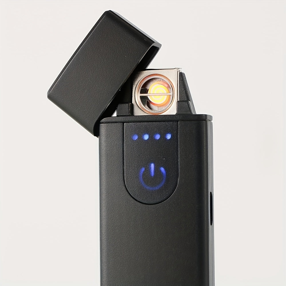Rechargeable Windproof Electric Lighter Portable Touch-Sensing Tungsten Flameless