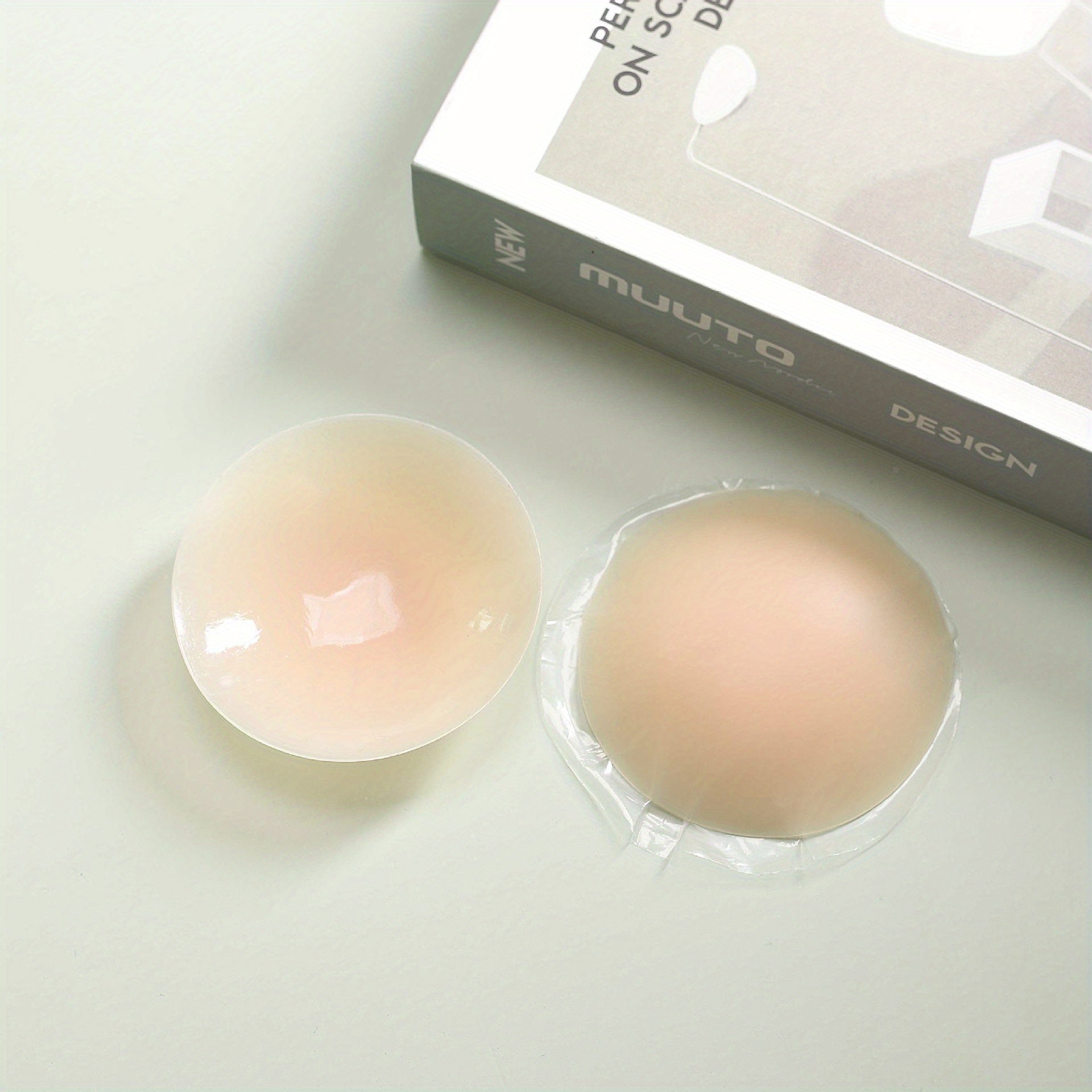 Silicone Nipple Covers for Women Strapless Invisible Breast Pasties Solid Color