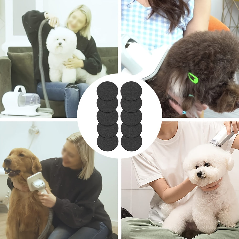Paquete de 10 esponjas de repuesto para cuidado de mascotas y aspiradora para kit P1 Pro