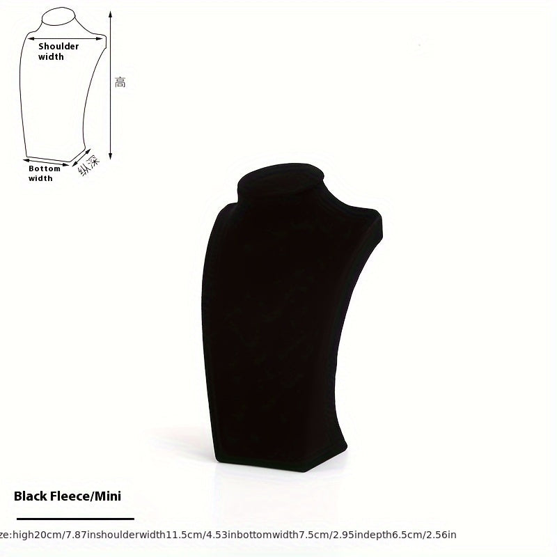 Velvet Jewelry Display Stand for Necklaces and Pendants Elegant Necklace Holder