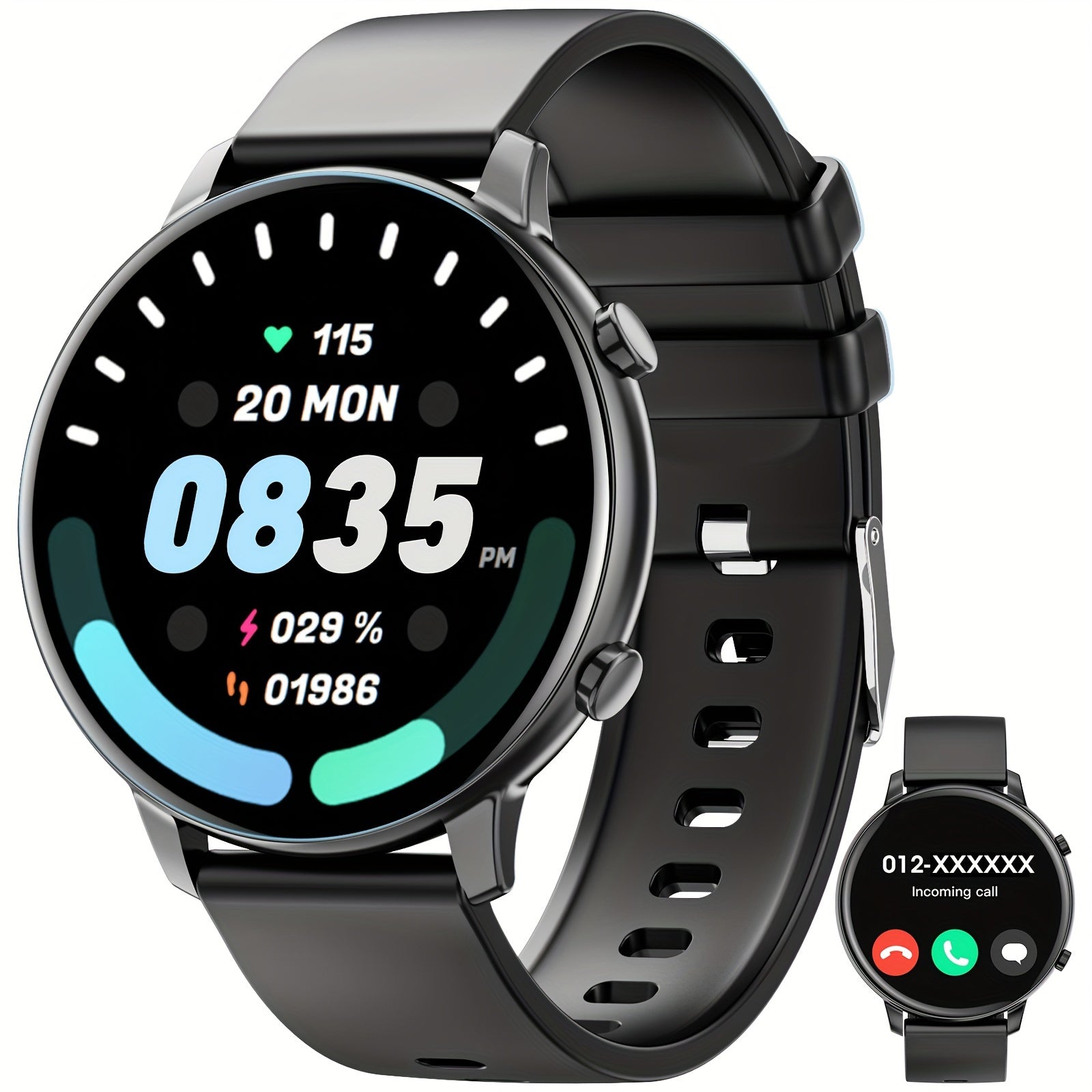 Smartwatch for Women Men 1.39 Inch HD Display 100+ Sports Modes Waterproof IP67