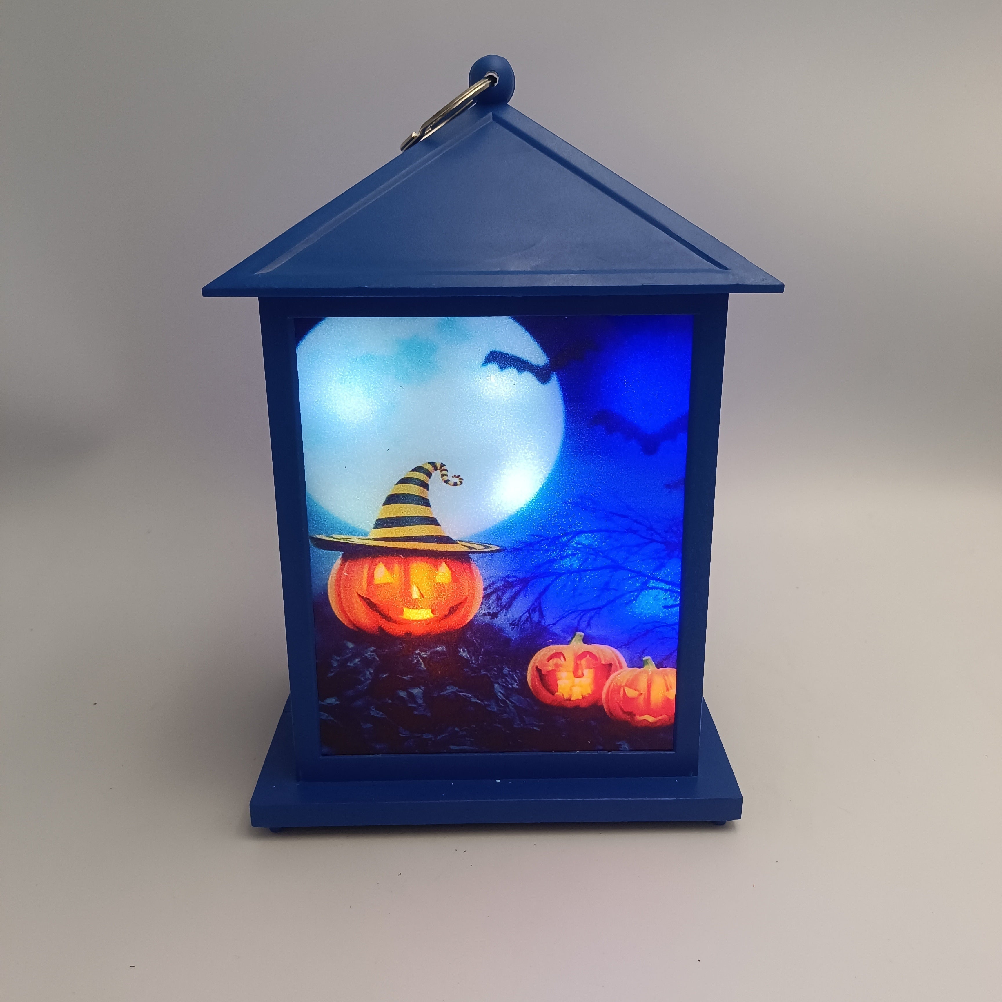Vintage Lantern Electric Fireplace with Realistic Flame Effect for Indoor Home Decor