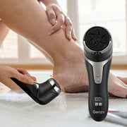 Электрическая пилка для ног 2-скоростная с ЖК-дисплеем, перезаряжаемый USB, инструмент для педикюра