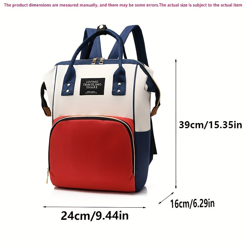 Ayollar uchun qora Oxford matodan tayyorlangan choyshab sumka, engil, keng va ko‘p funksiyali ryukzak