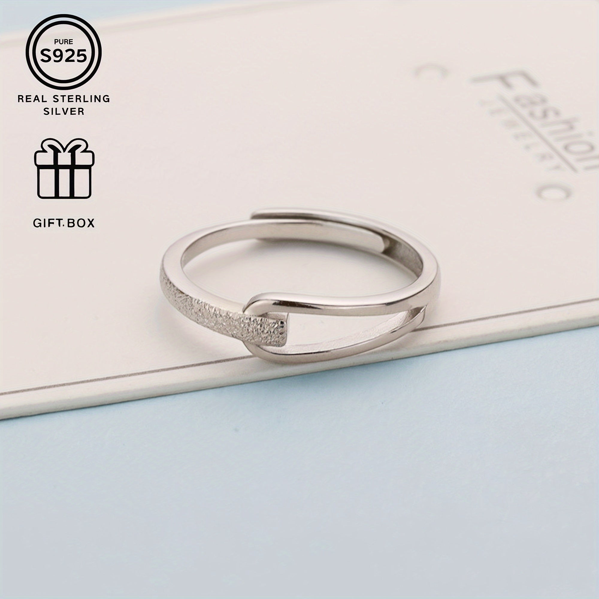 Ayollar uchun moslashuvchan Sterling kumush uzuk, vintage ilhomlangan zargarlik buyumlari