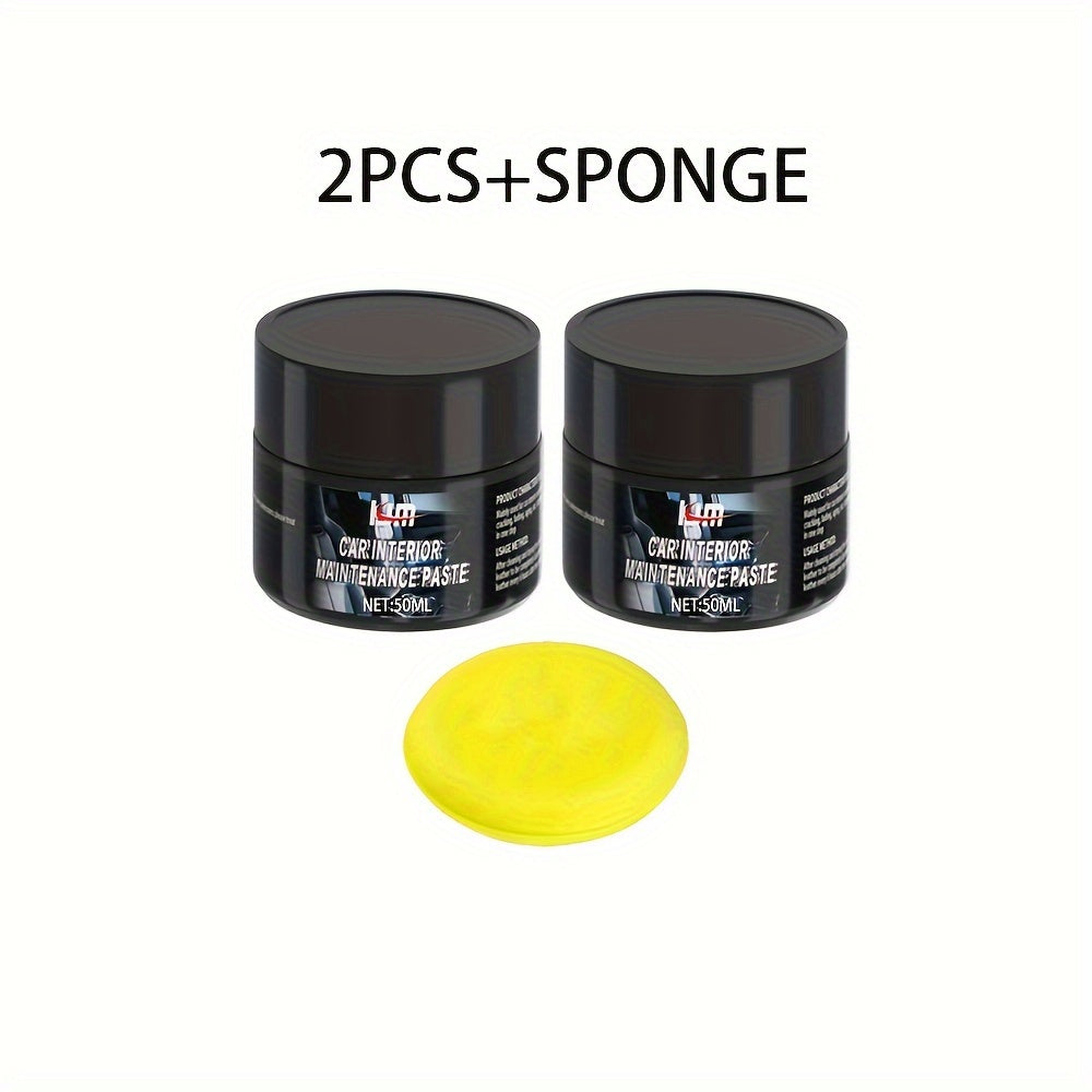 Engine Bay Cleaner and Shine Wax for Black Plastic Restoration Car RV Restores and Protects