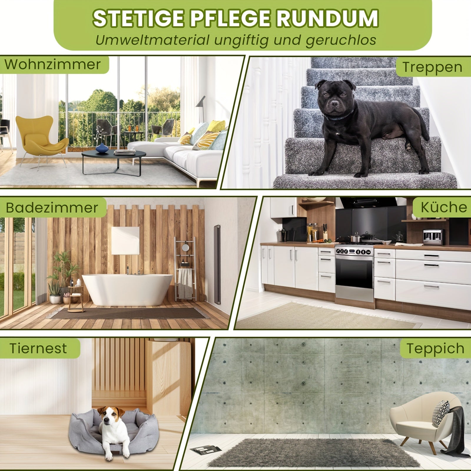 Durable Reusable Anti-Slip Carpet Stickers for Holiday Decor, Machine Washable