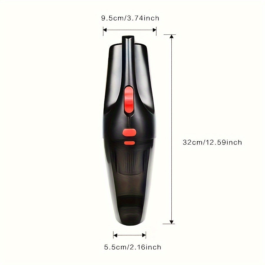Mini Handheld Car Vacuum Cleaner 12V Corded Portable Interior Cleaning