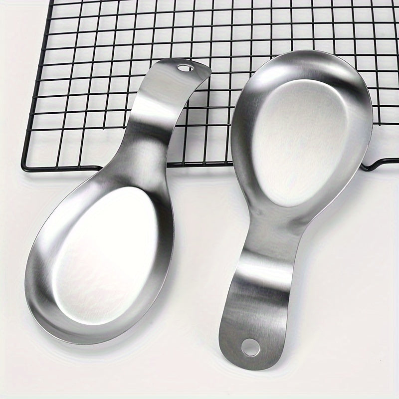 Stainless Steel Spoon Rest Tray Kitchen Tool Durable Sleek Design