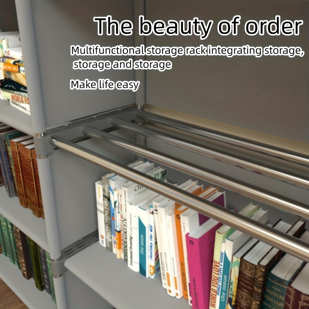 5-Layer Bookshelf Storage Cabinet for Bedroom and Living Room Organizing