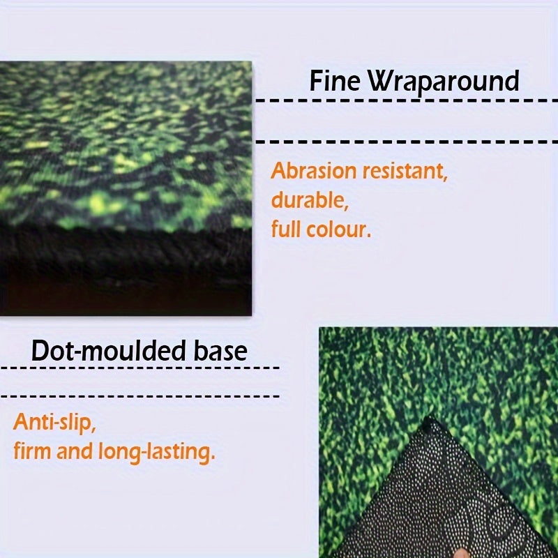 Green Grass Area Rug Non-Slip Machine Washable for Living Room Bedroom Kitchen