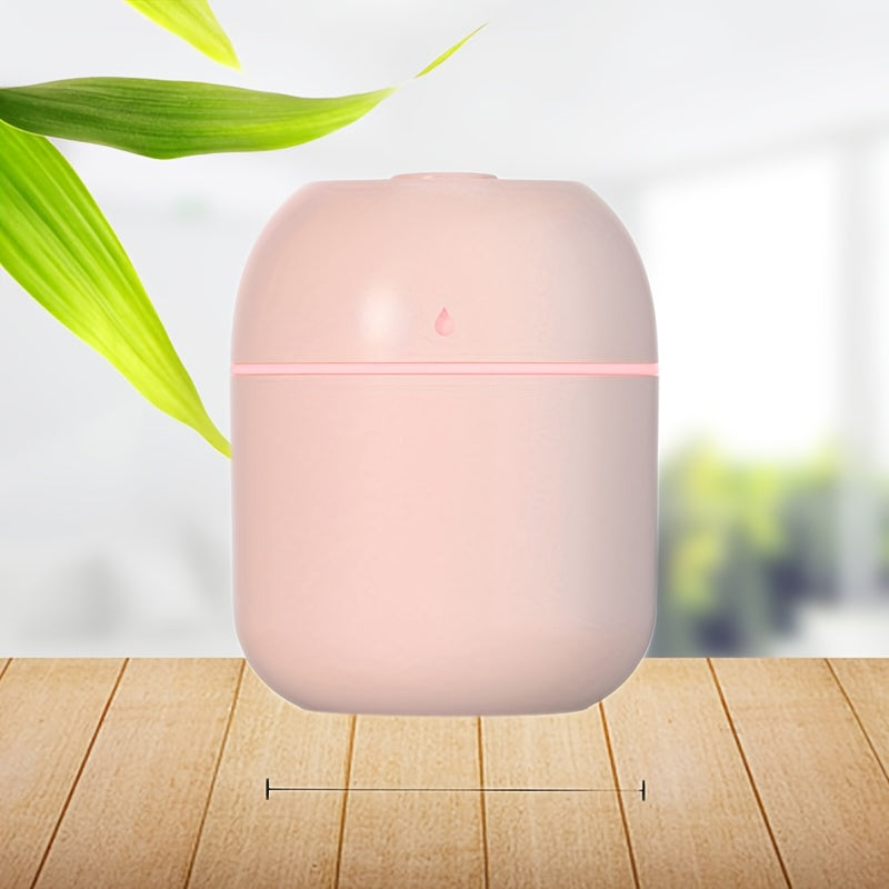 Difusor de aceites esenciales con lámpara LED, humidificador portátil USB, atomización nano silenciosa