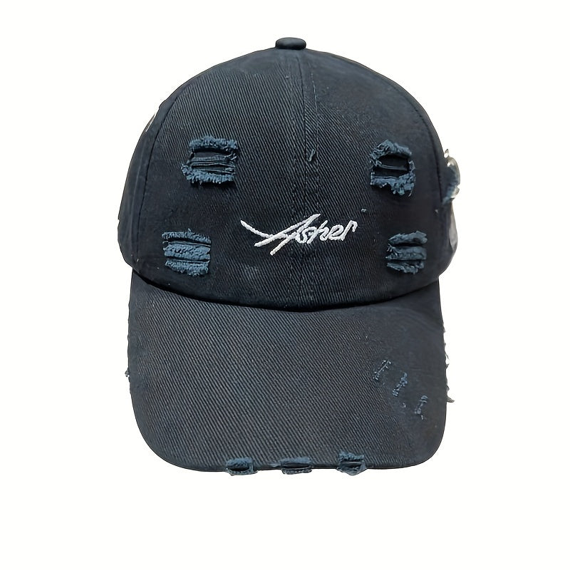Ayollar uchun vintage uslubidagi, eskirgan yumshoq tepa beysbol shlyapasi, chiziqli hunarmandchilik va bayroq mavzusi bilan. Yengil polyester, quyoshdan himoya va moslashuvchan o'lchov. Bahor/yaz tasodifiy uslubi uchun ideal.