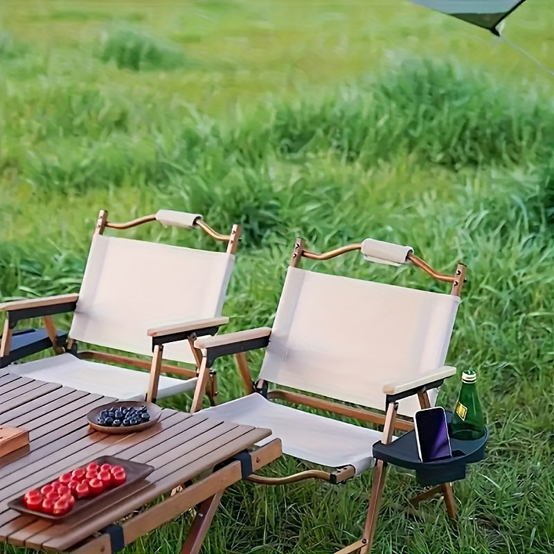 Outdoor Chair Tray Accessories Set with Cup Holder and Adjustable Design