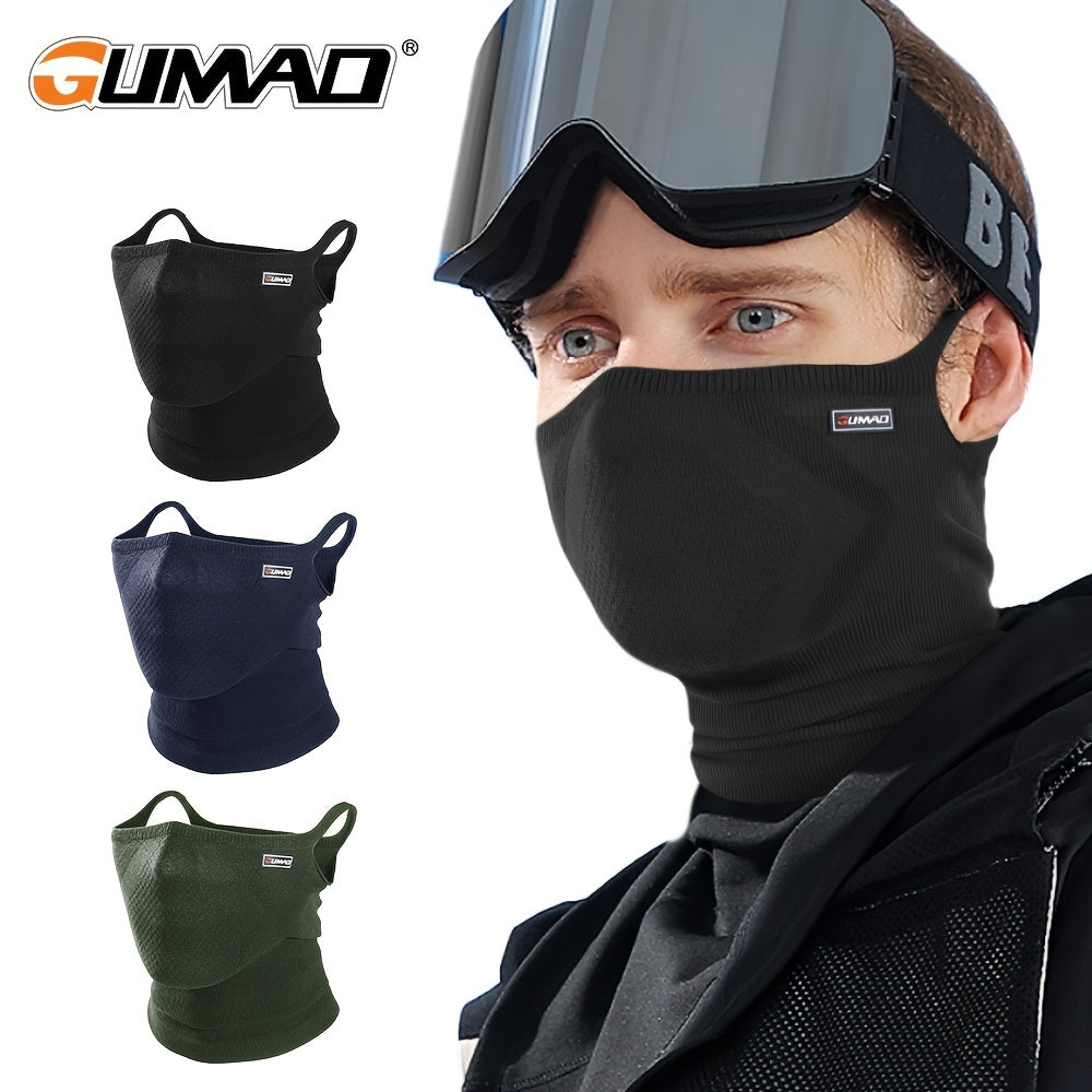 Half Face Mask Breathable Knitted Neck Gaiter for Sun Protection Moisture Wicking Outdoor Sports