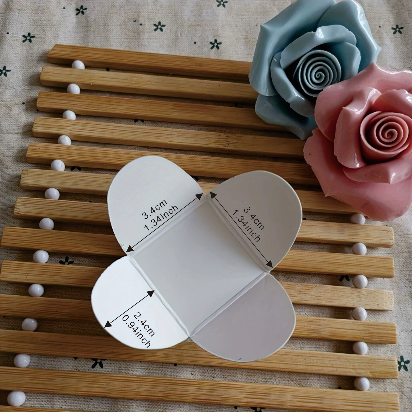 50 Pack Kraft Paper Chocolate Mats for Baking and Candy Packaging