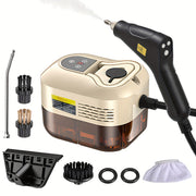 Handheld Steam Cleaner with Touch Screen, 6 Adjustable Levels, 105°C Deep Cleaning, 1200ml Water Tank, Includes 6 Accessories
