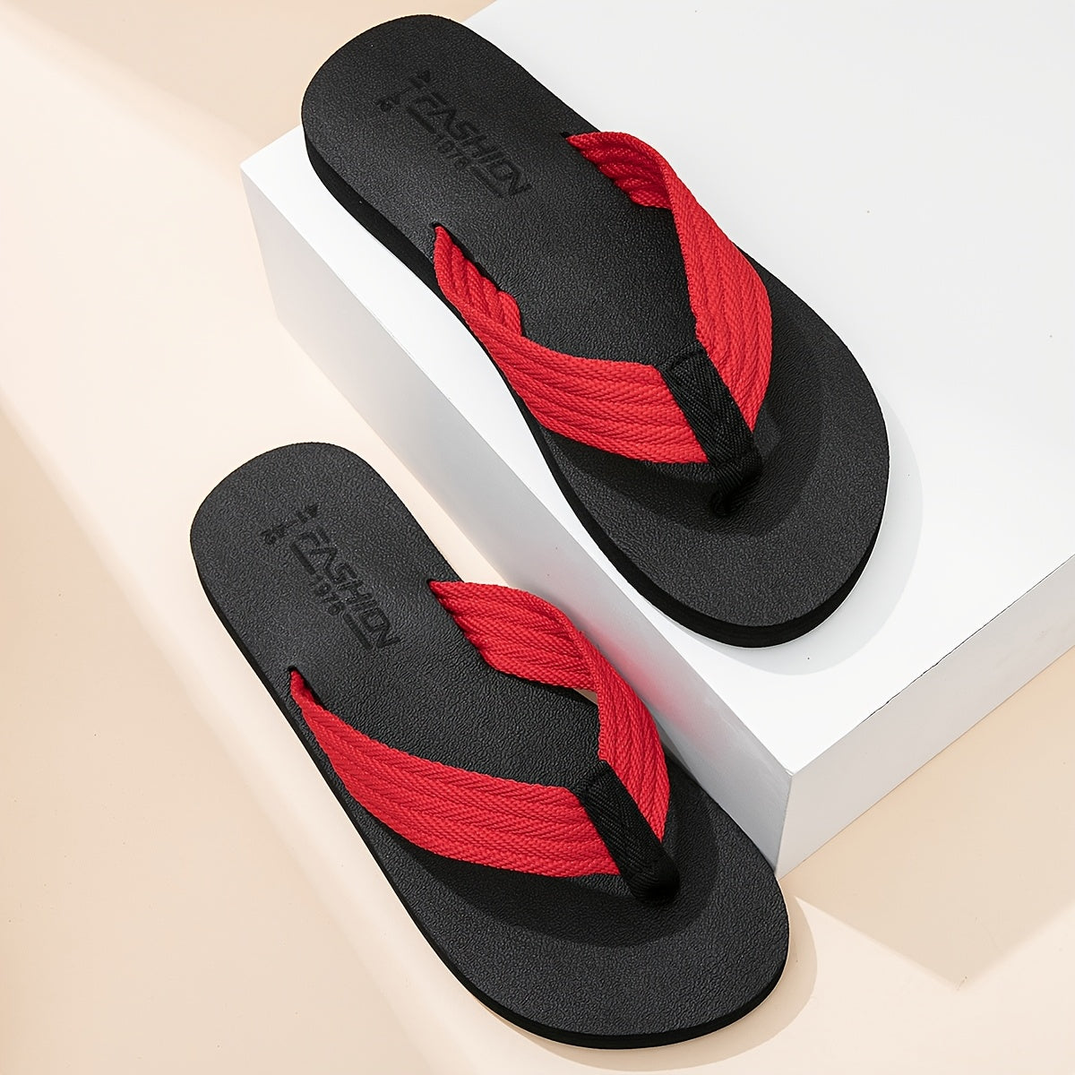 Мужские тканевые верхние шлепанцы для помещений, улицы, пляжа, весны и лета