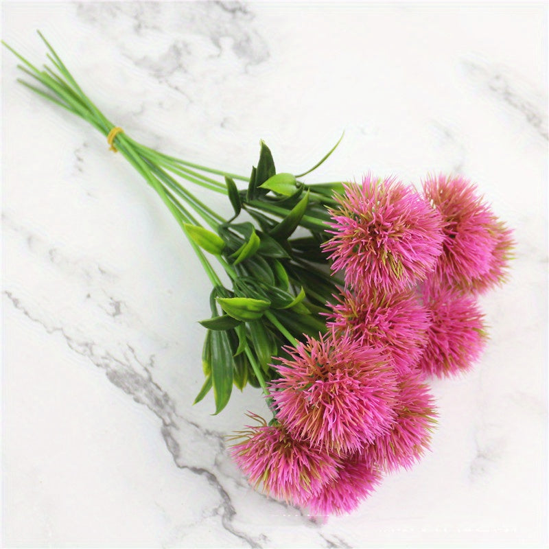 Artificial Plastic Dandelion Flowers for Home Decor, Weddings, 28cm, Pack of 5 or 10